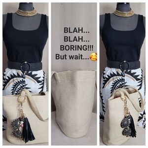 Straw BAG/ To Accesorize!